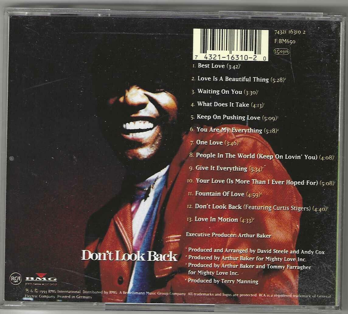CD: Al Green – Don't Look Back – Usato da Genève venduto da CDLPBookS 1