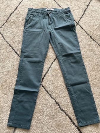 Reiko Sandy Chino Hose Petrol Grün gr. 29/32