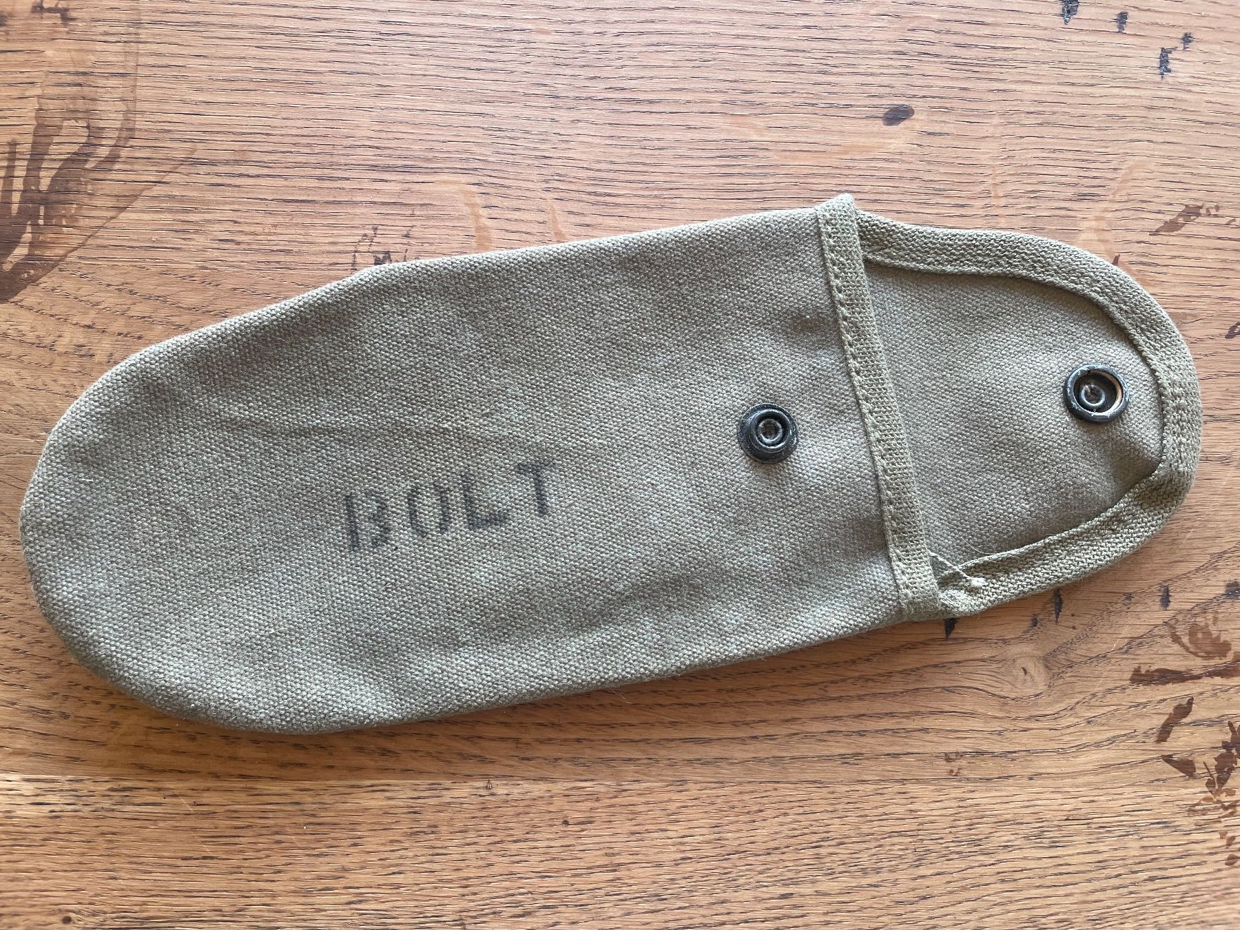 Schweizer Armee Taschen: WW2 US Army Khaki Canvas Spare Bolt Type 1 Pouch Case – Gebraucht aus Oberbütschel von Woodie2005