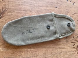 WW2 US Army Khaki Canvas Spare Bolt Type 1 Pouch Case