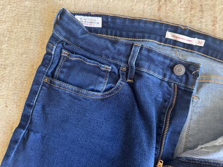 LEVIS 721, GR.32, HIGH RISE SKINNY, BLAU