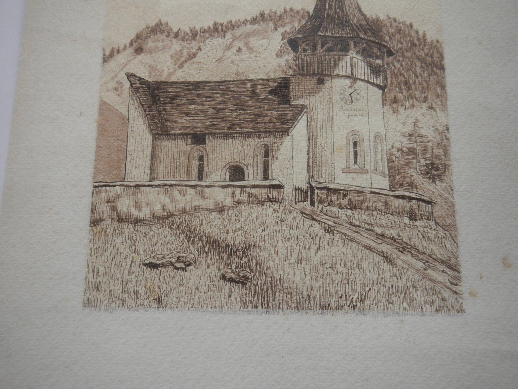 Foto & Immagini: Bild Kirche ohne Rahmen – Usato da Bronschhofen venduto da happynews2018 1