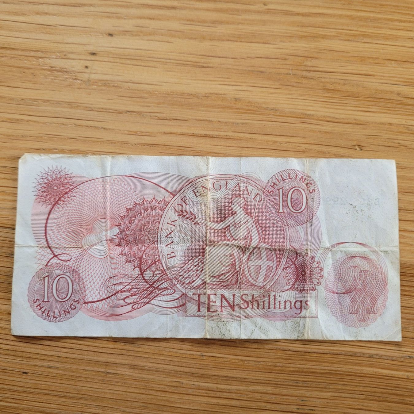 Banknoten: Banknote / Billet de Banque Angleterre Ten Shilling – Gebraucht aus Biel/Bienne von Destockweb 1