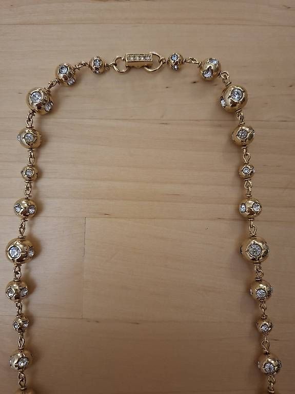 Catenine: Wunderschöne lange Swarovski Halskette – Usato da Wabern venduto da amo_pp26 2