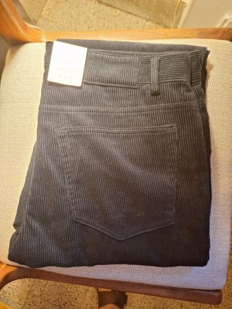 Chino velours côtelé Zara 44 navy NEUF