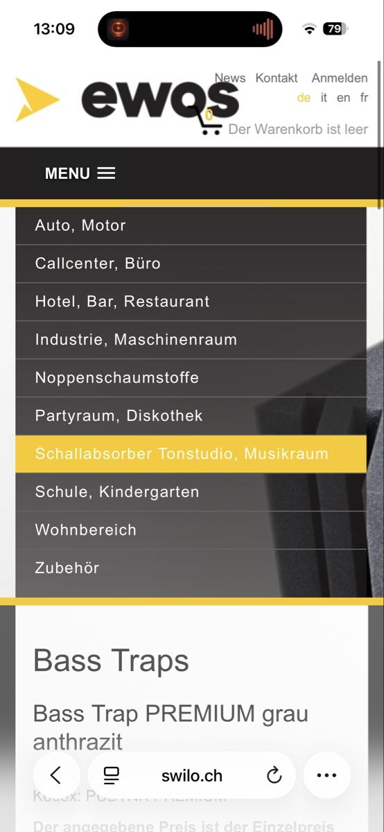 Sonstiges Zubehör: Ewos Premium Bass Traps – Gebraucht aus Zürich von 44sensation44 4
