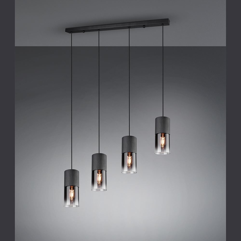 Kronleuchter & Deckenlampen: Hängeleuchte, Rauchfarbig, 4 Strahler – Neu (gemäss Beschreibung) aus Kreuzlingen von Smart-Light 2