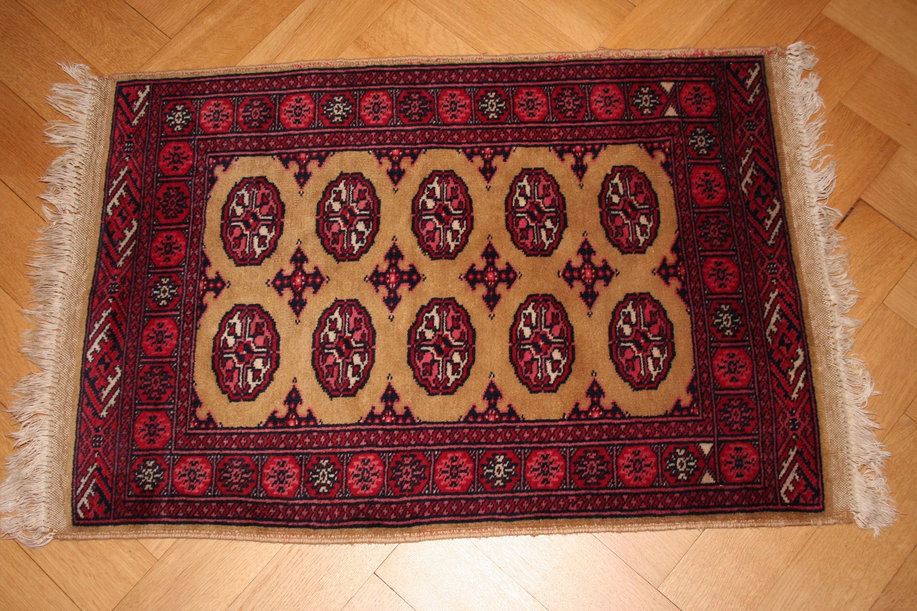 Tappeti: Echter Afghan Teppich, handgeknüpft 63 x 106 – Usato da Bern venduto da Smile-2707