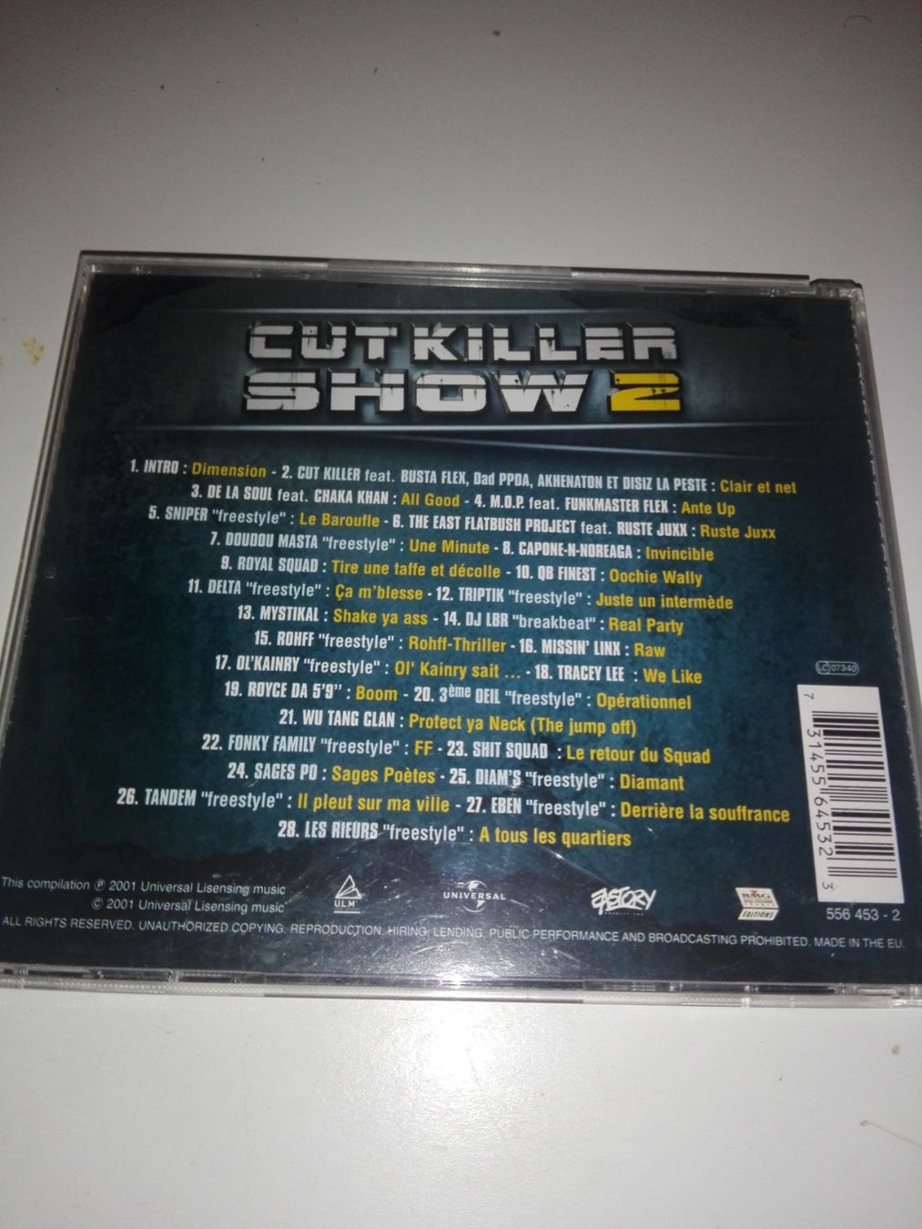 CDs: Cut Killer Show 2  - DJ Cut Killer                    ©2001 – Gebraucht aus St. Gallen von elk2020 5