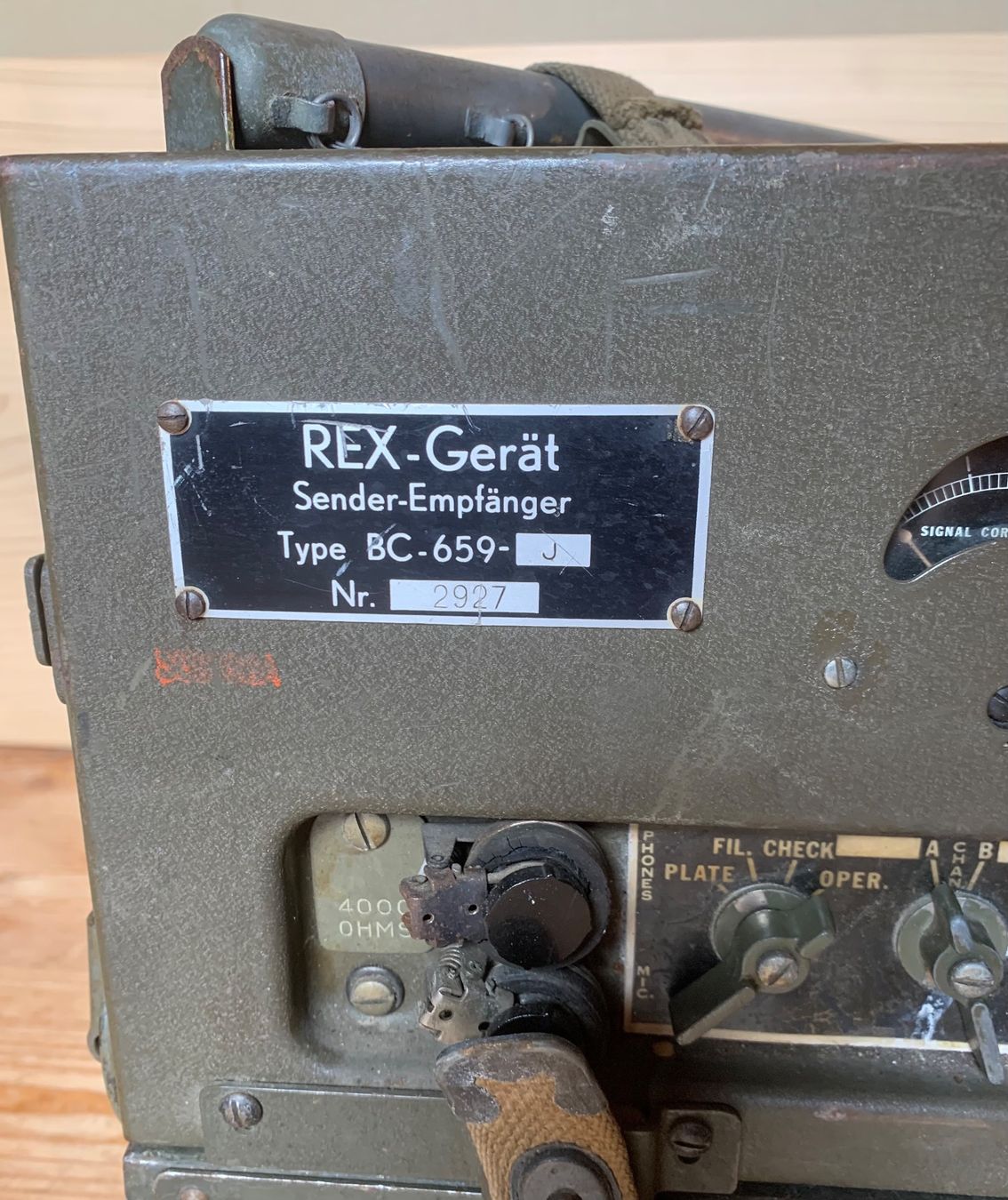 Radiocomunicazione: Rex-Funkgerät der CH Armee – Usato da Goldingen venduto da Bergler012 5