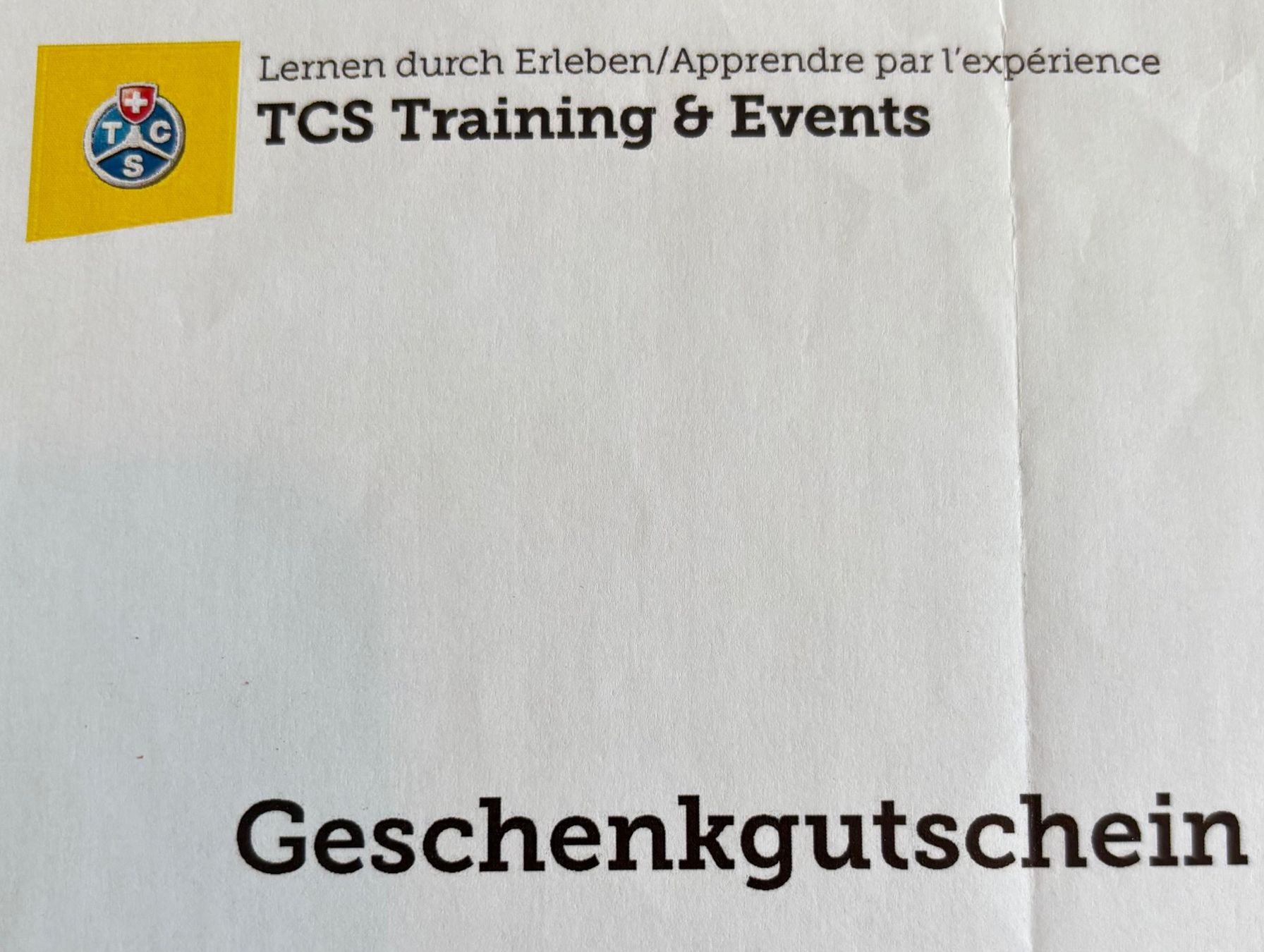 TCS Gutscheine: Wertgutschein vom TCS – Neu (gemäss Beschreibung) aus Bern von brunosteiner11