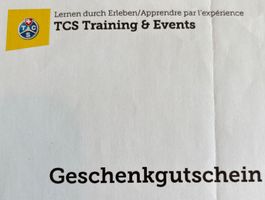Wertgutschein vom TCS
