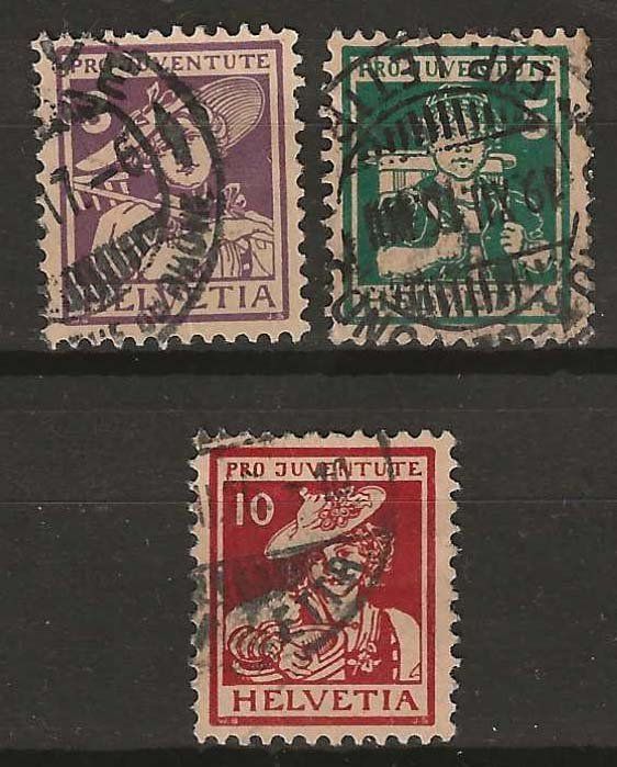 Tutti i francobolli: PJ016 - Pro Juventute 1916 obl. – Usato da Trélex venduto da Phil_Albert
