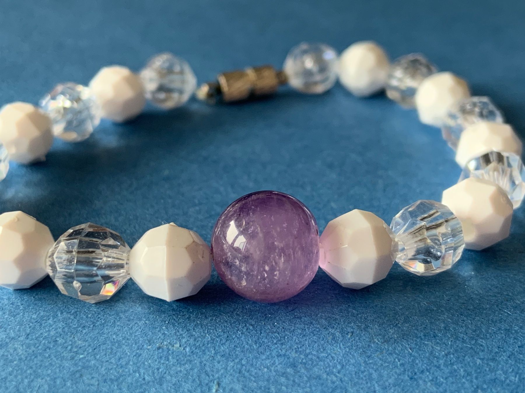 Bracciali & Braccialetti: Armketteli mit amethyst 19cm – Nuovo (secondo la descrizione) da Laufen venduto da Bellebellezza 1