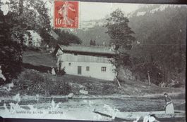 Moron avant la construction du barrage sur le Doubs