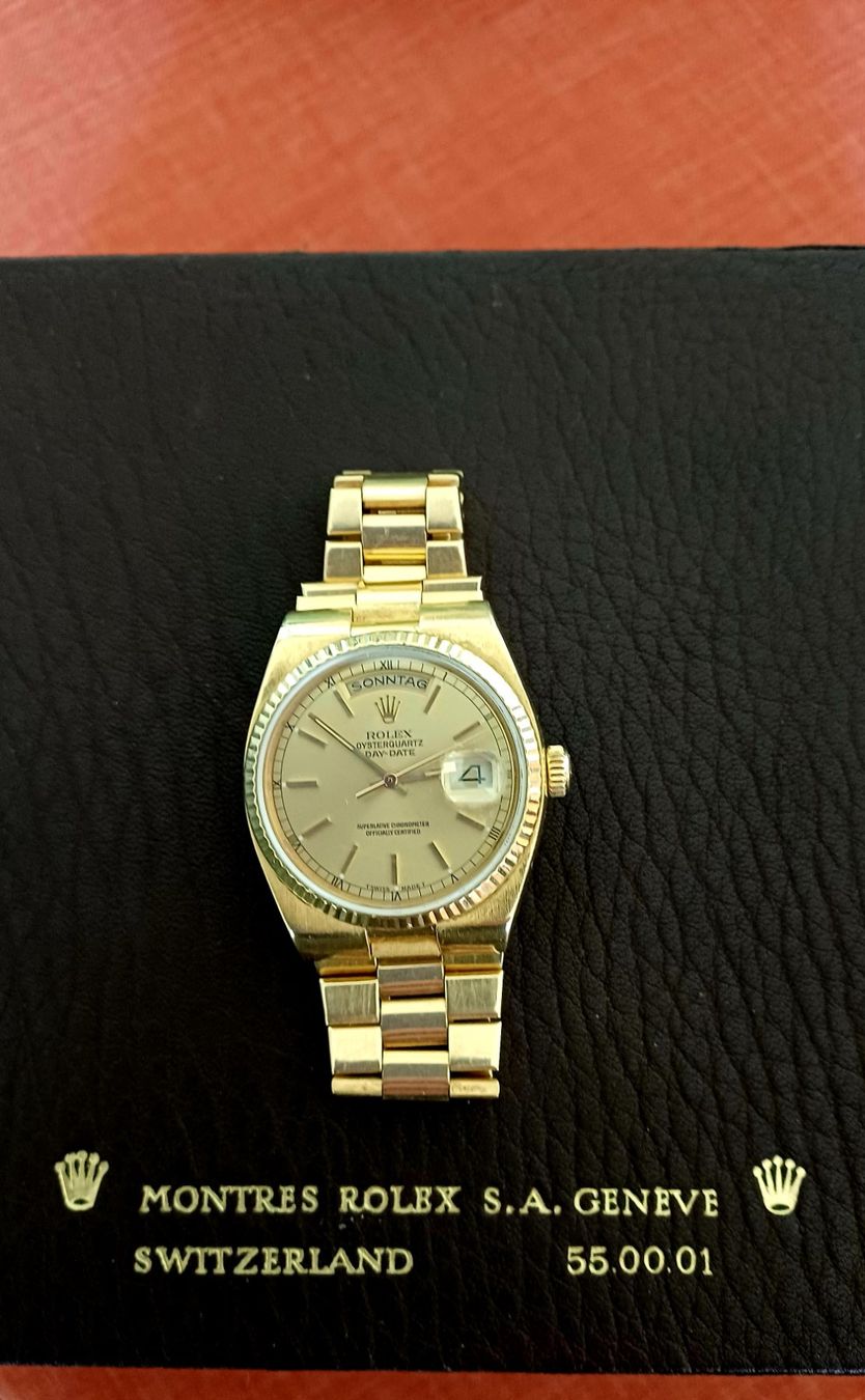 Rolex Orologi: Seltene Rolex Day-Date Oysterquartz – Usato da Rorschach venduto da Hansi1901 1