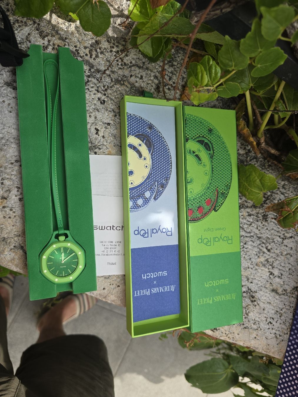Swatch Uhren: Swatch x ap royal pop green eight  – Neu (gemäss Beschreibung) aus Satigny von Baazarbaron