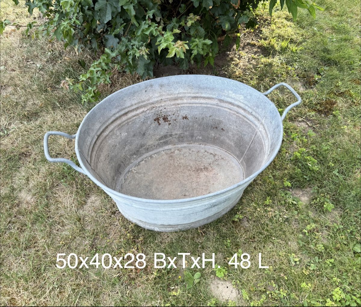 Sonstige Gartendekorationen: Zuber Zinkwanne 48 L – Gebraucht aus Gerlafingen von sternrose