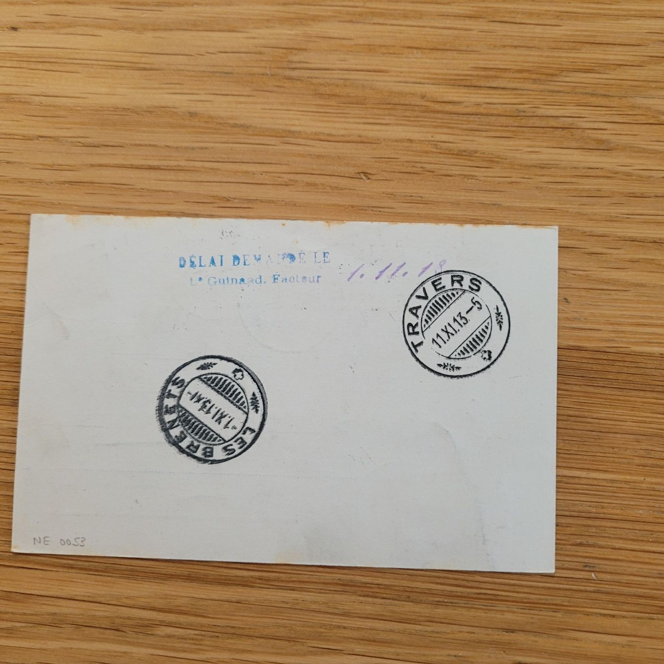 Tous les timbres: Document Travers 1913 Brenets Impayé – D'occasion à Biel/Bienne par Destockweb 1