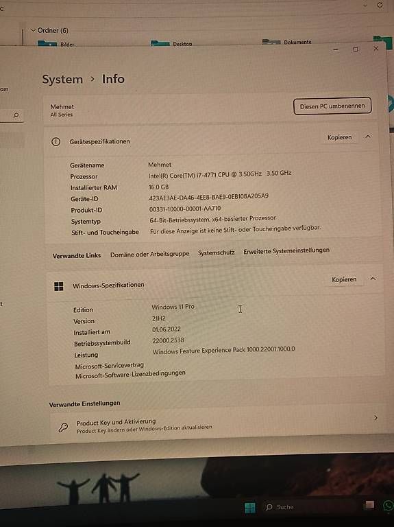PCs: PC mit  (6-7 HDDs + SSD) & Beleuchtung plus Windows 11 – Gebraucht aus Muhen von Memo30 3