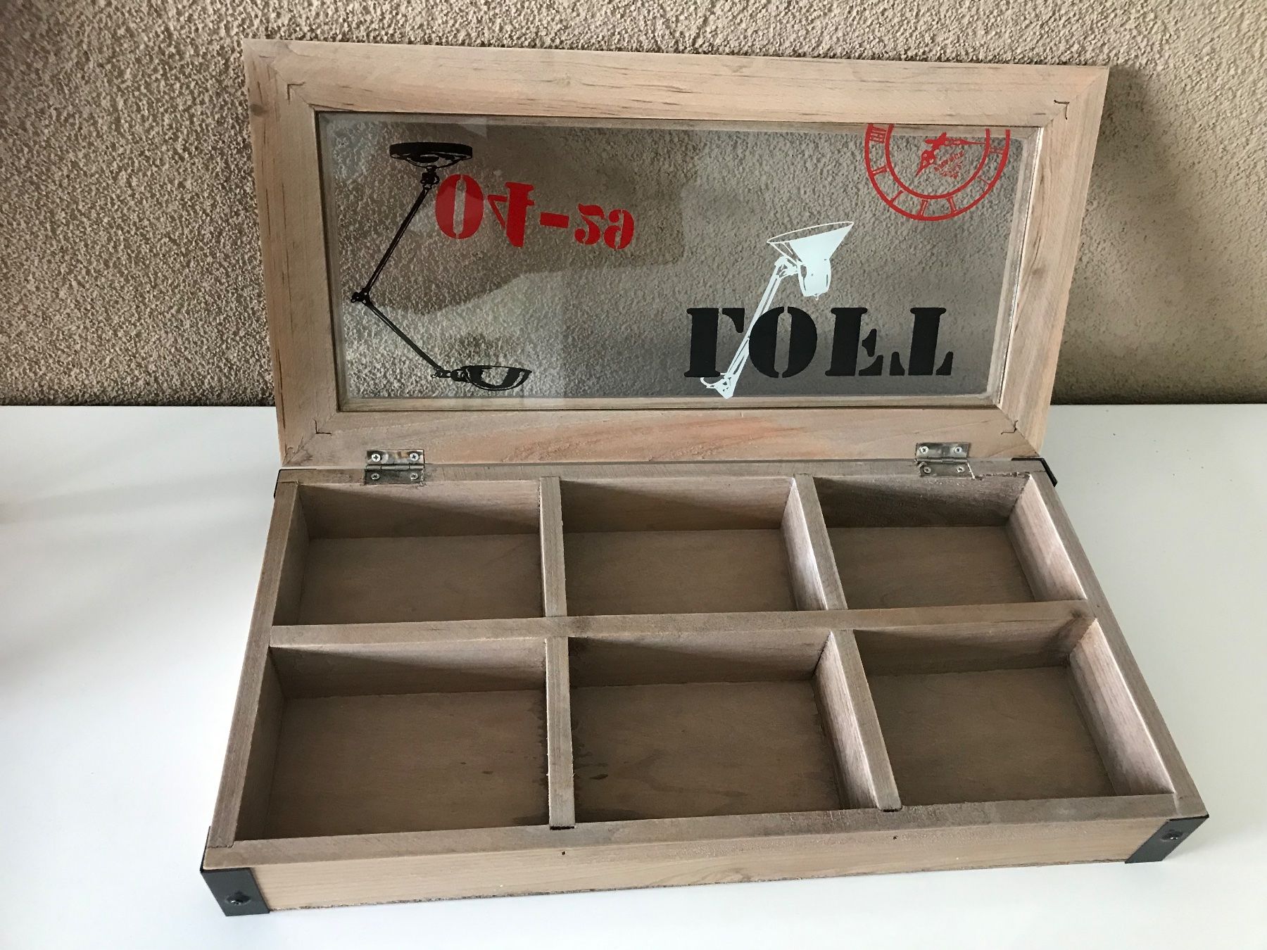 Casse di trasporto: Holzbox im Industrie Design – Nuovo (secondo la descrizione) da Düdingen venduto da Manuela14 1