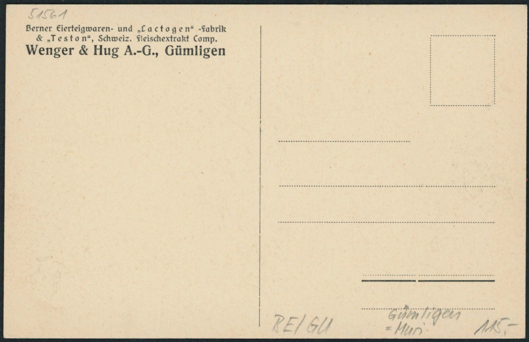 Cartoline postali: BE Gümligen - Muri – Nuovo (secondo la descrizione) da Schindellegi venduto da masutka7 1