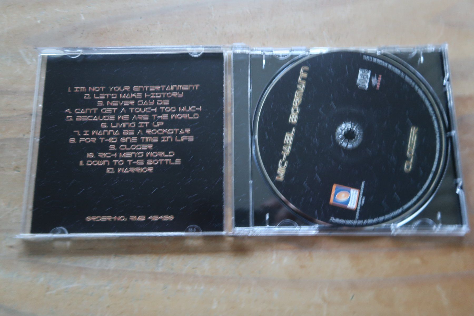 CD: MICHAEL BORMANN - CLOSER - EX- JADED HEART - CD – Usato da Basel venduto da Patiscat 2