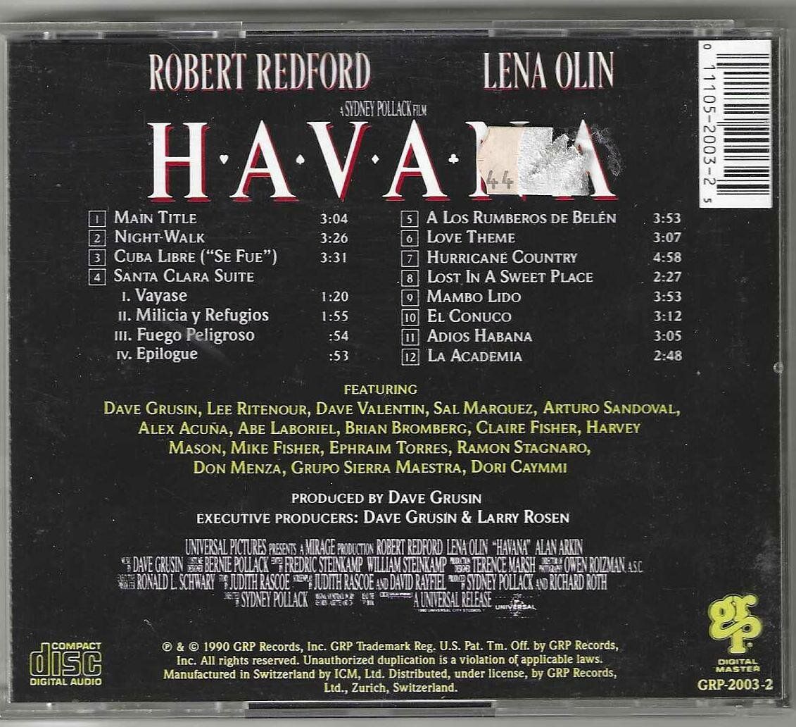 CD: Dave Grusin – Havana – Usato da Genève venduto da CDLPBookS 1
