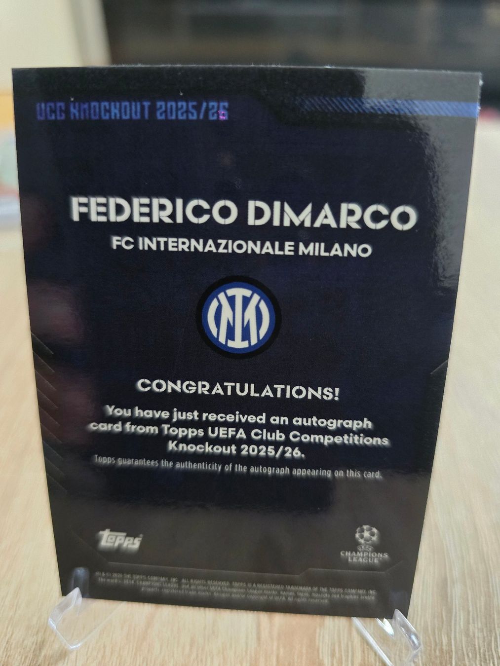 Topps Carte collezionabili: Federico Dimarco Auto 2x – Nuovo (secondo la descrizione) da St. Gallen venduto da SaintCity 3
