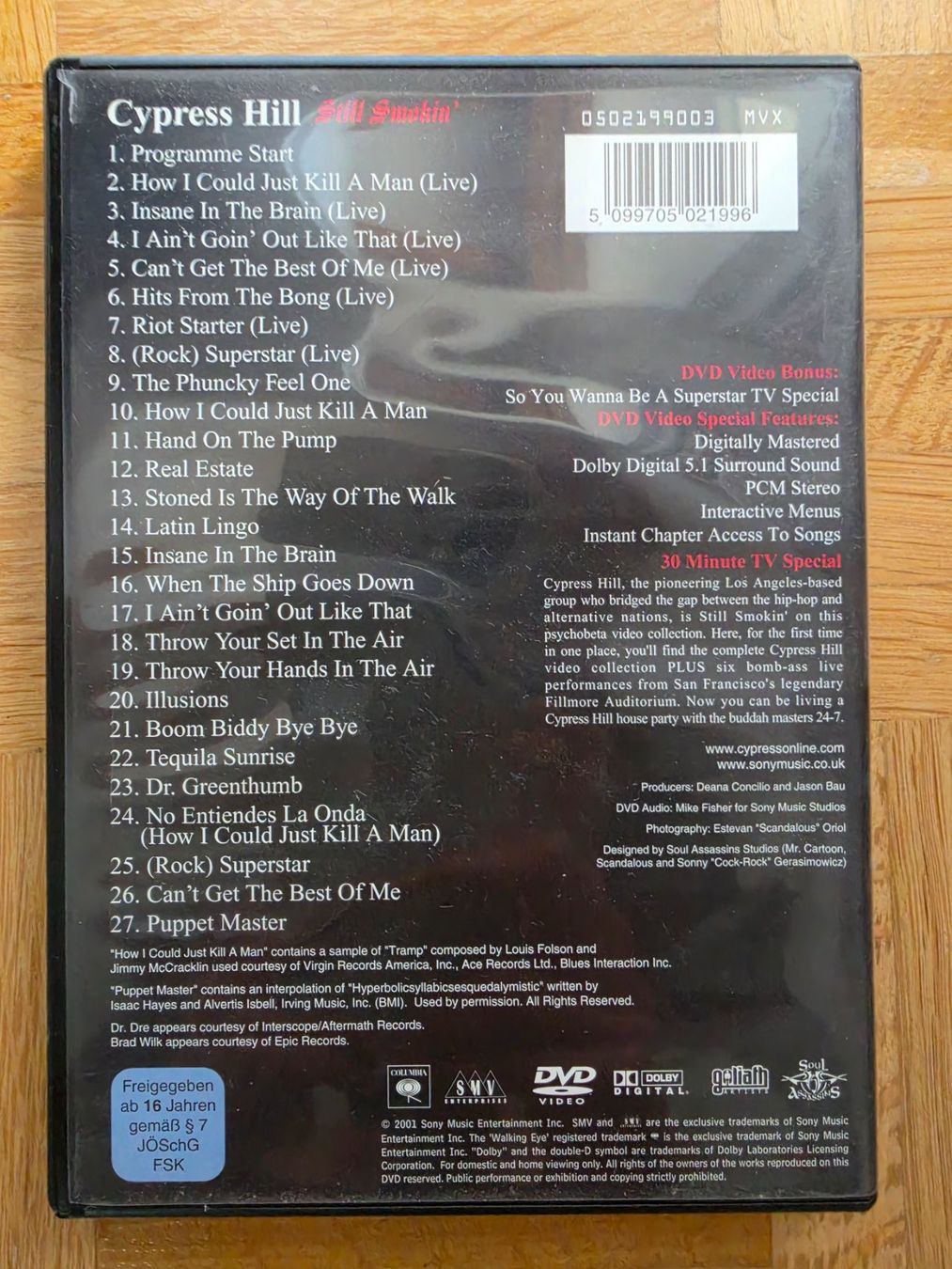Tutti i DVDs: DVD Cypress Hill – Usato da Stäfa venduto da flamingo_17 1