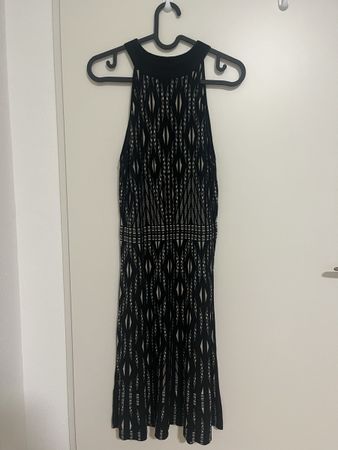 black beige desigual dress
