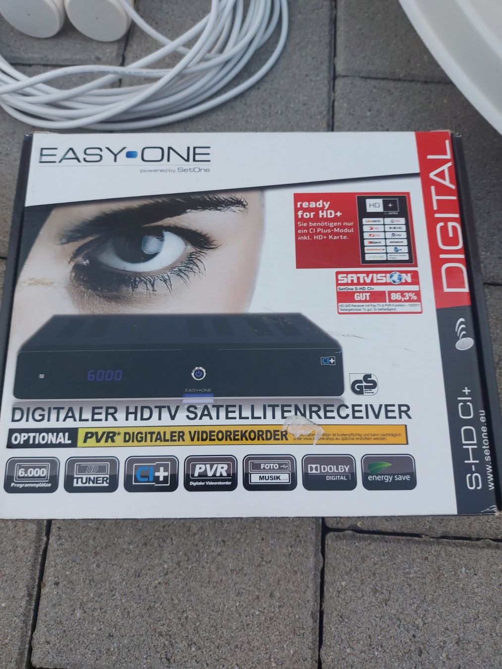 Parabola satellitare: Easy-One Digital Set 80cm - Komplette SAT Anlage – Usato da Rheinau venduto da profitronic.shop 4