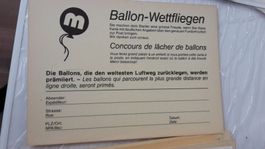 BALONWETTFLUGKARTEN●