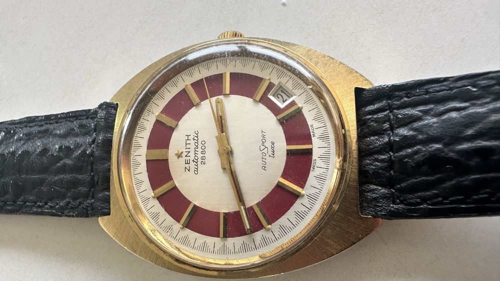 Zenith Orologi: Zenith Autosport Luxe 28800 Vintage - Montre Homme Rare! – Usato da Colombier NE venduto da manupsin 5