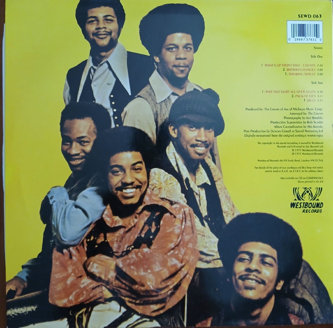 Dischi in vinile: LP - The Counts / what s up front that counts  – Nuovo (secondo la descrizione) da Lausanne venduto da Soulbrother 1