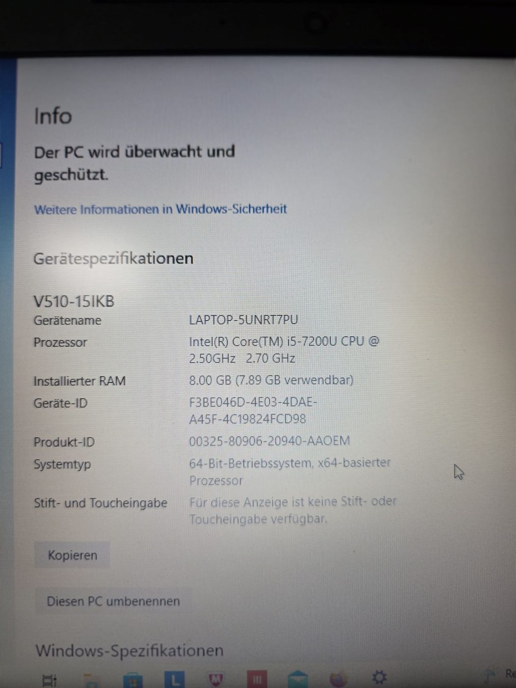 Lenovo Notebooks: Lenovo V510 – Gebraucht aus Bätterkinden von far_f282 5