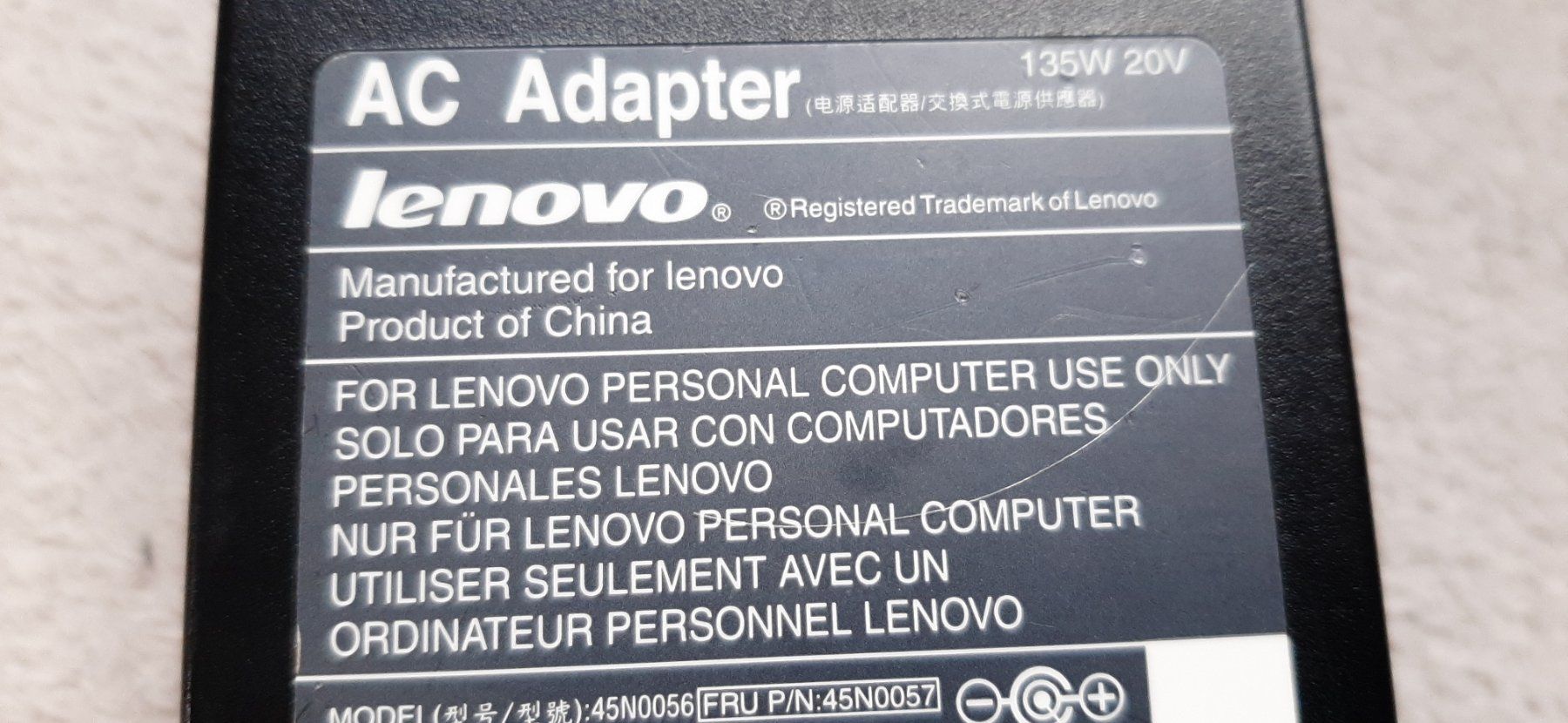 Lenovo Caricabatterie: Lenovo ThinkPad 135W AC Adapter CH oder DE – Usato da Magden venduto da Gold-Adler 3
