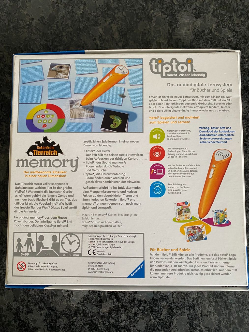 Ravensburger Giochi: Memory tiptoi – Usato da Theilingen venduto da Theilig1 2