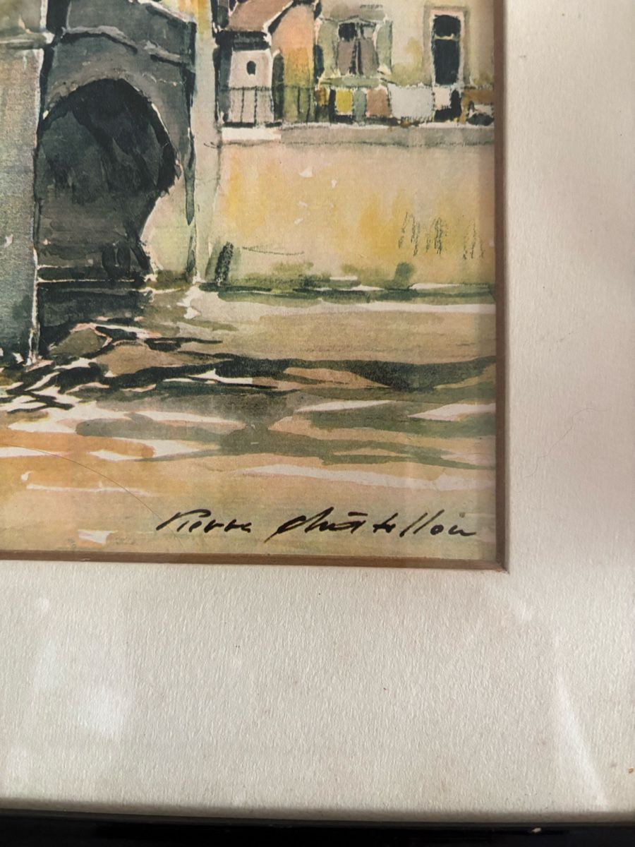 Gemälde: Aquarelle Pierre Châtillon  – Gebraucht aus Estavayer-le-Lac von bde_mc5x 1