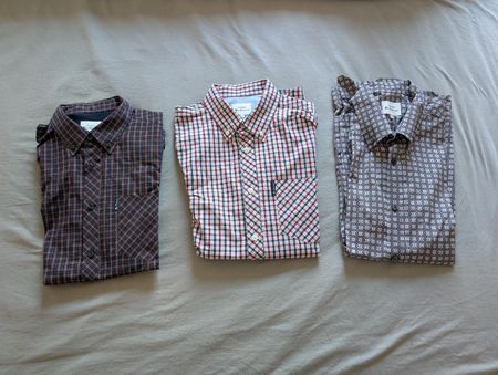 3 Ben Sherman Hemden kariert gemustert Grösse M gebraucht
