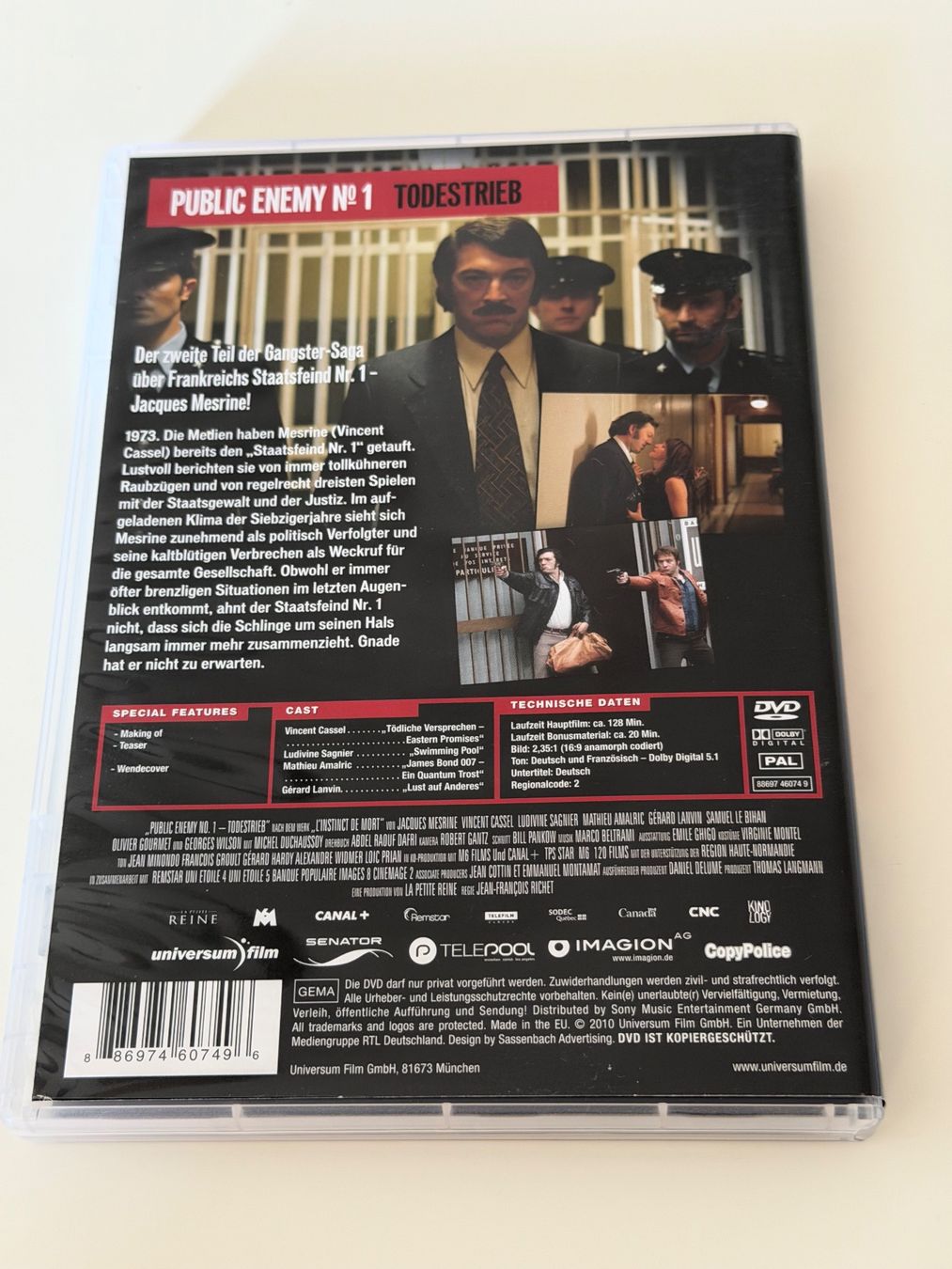 Alle DVDs: DVD Public Enemy Nr. 1 Todestrieb – Neu (gemäss Beschreibung) aus Altstätten SG von sheamus 1