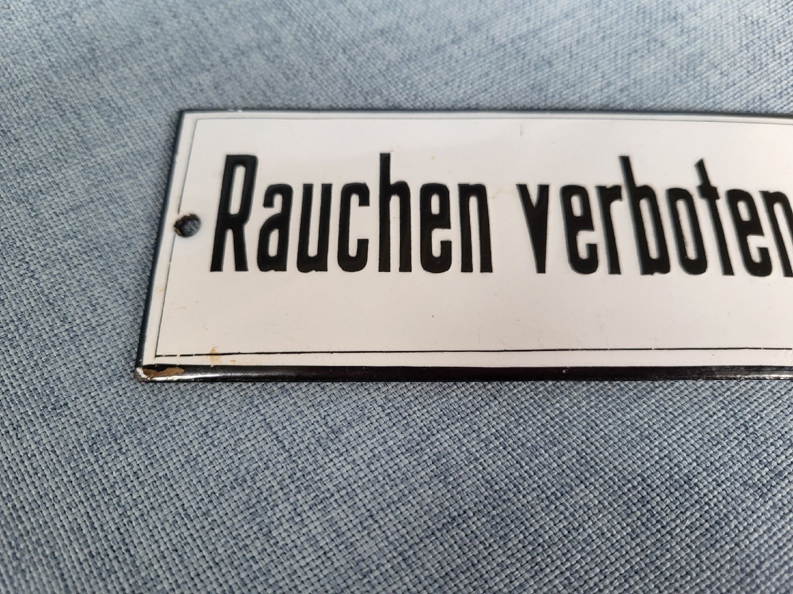 Insegne: Emailschild Rauchen verbote  – Usato da Gutenswil venduto da ghekko88 3