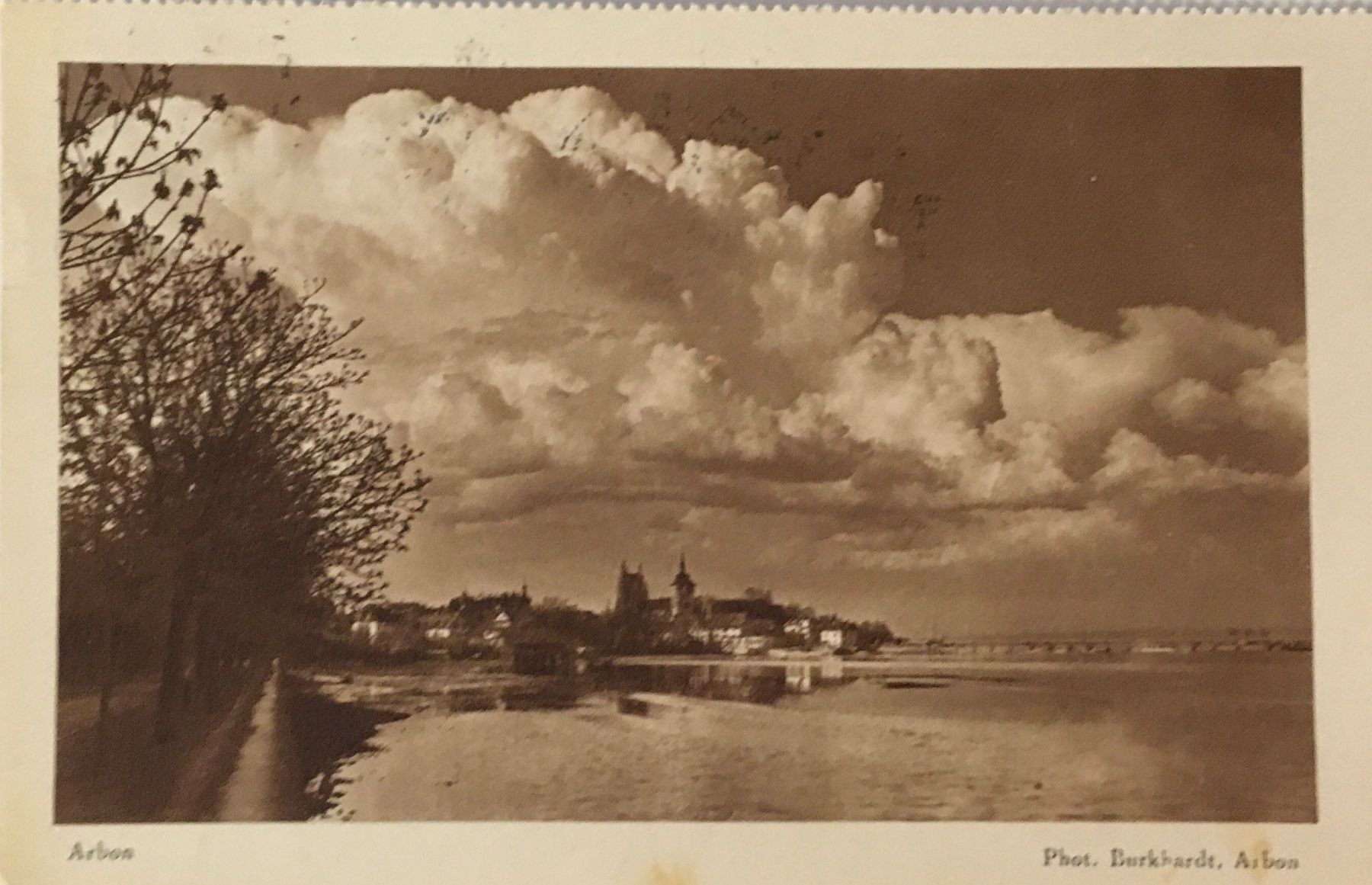 Ansichtskarten: Max Burckhardt, Arbon, 1933 – Gebraucht aus Frauenfeld von Merk52