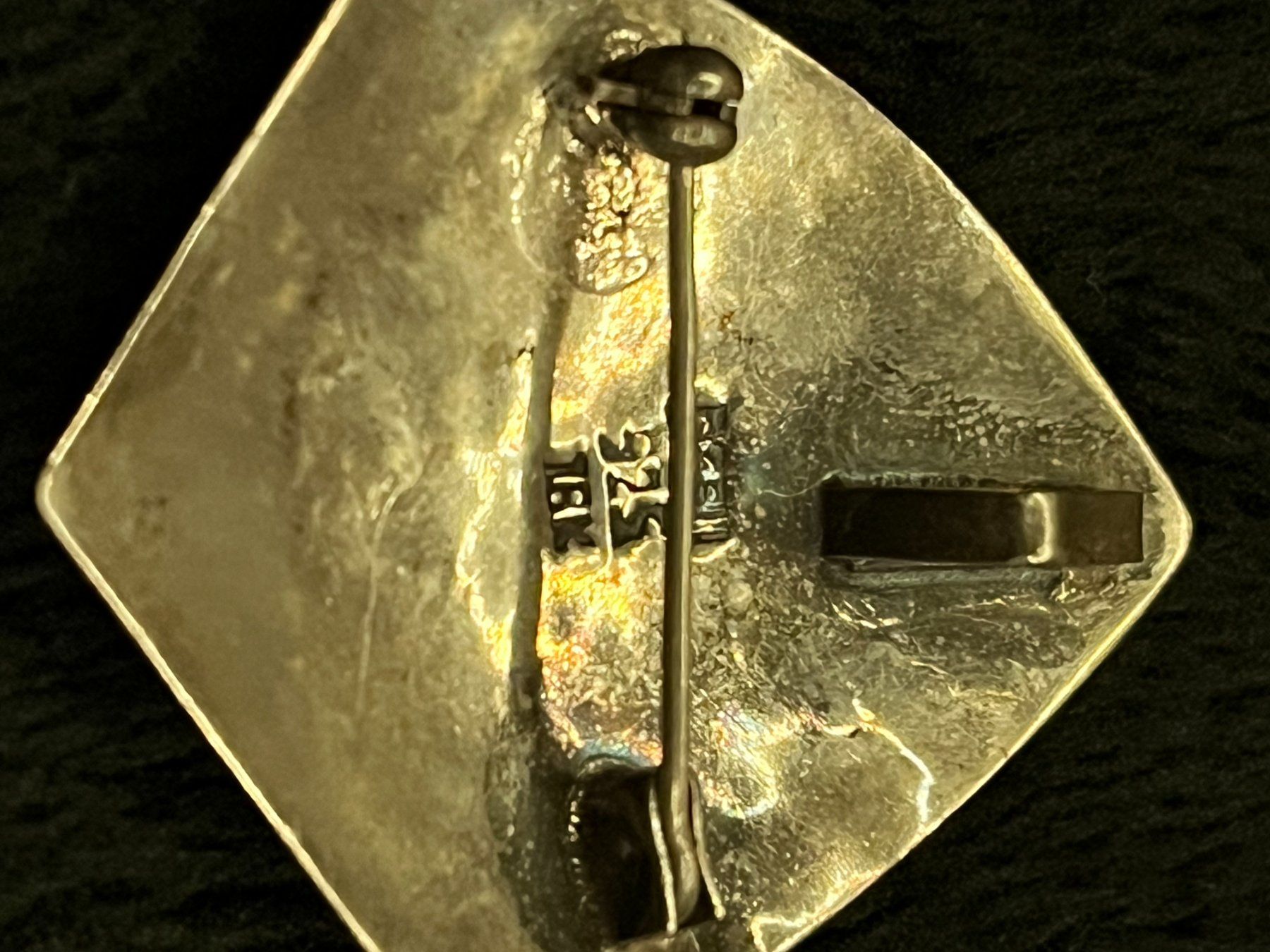 Spille & Fermagli: Anhänger / Brosche Silber 925 Gold 750 – Usato da Bettwiesen venduto da wicking27 2