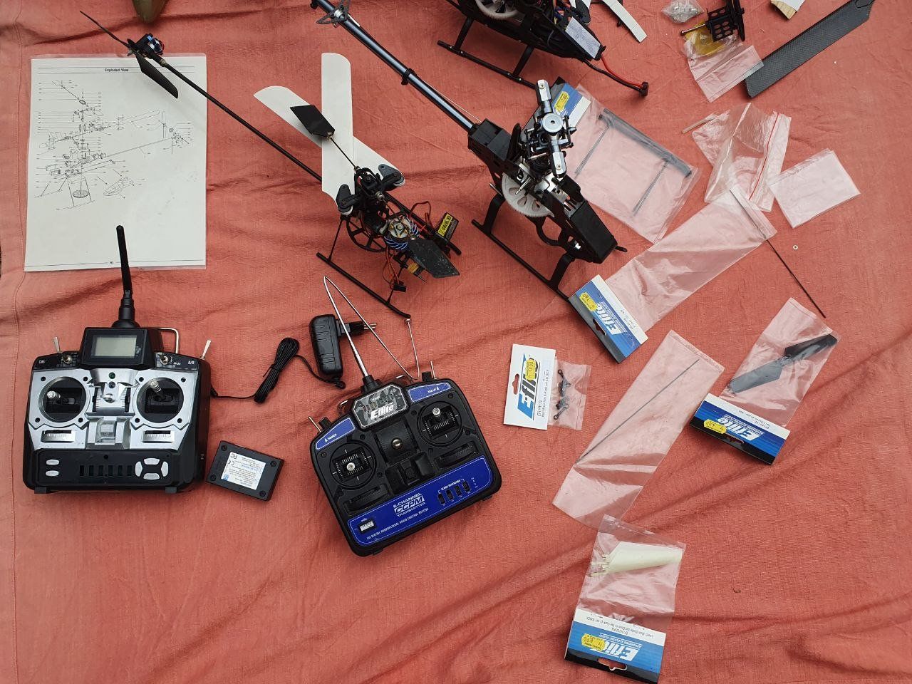 Modellismo RC: Lot élicoptères et pièces Modélisme – Difettoso da Bernex venduto da Mardone 1