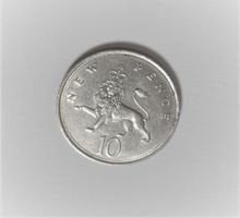10 New Pence Grossbritanien 1970