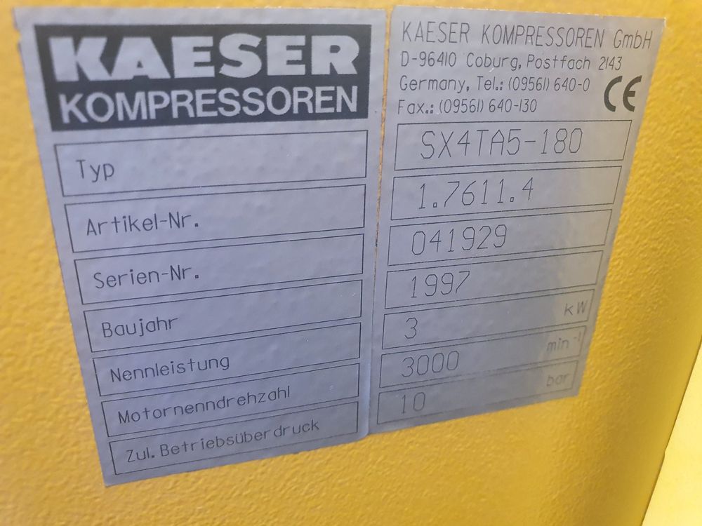 Schraubkompressor Kaeser SX4 Kaufen auf Ricardo