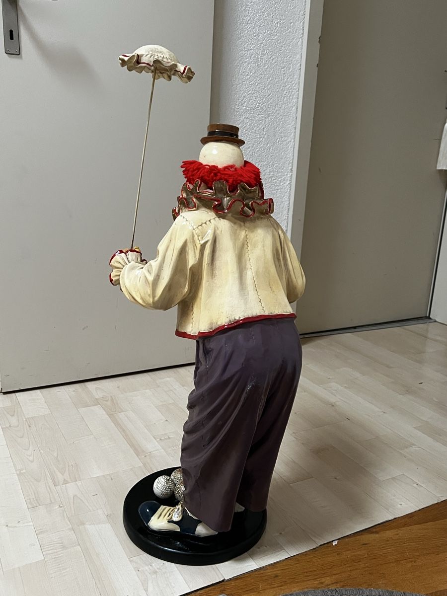 Statuette: Grosse Vintage Clown-Figur – Usato da Niederwangen BE venduto da KFI 1