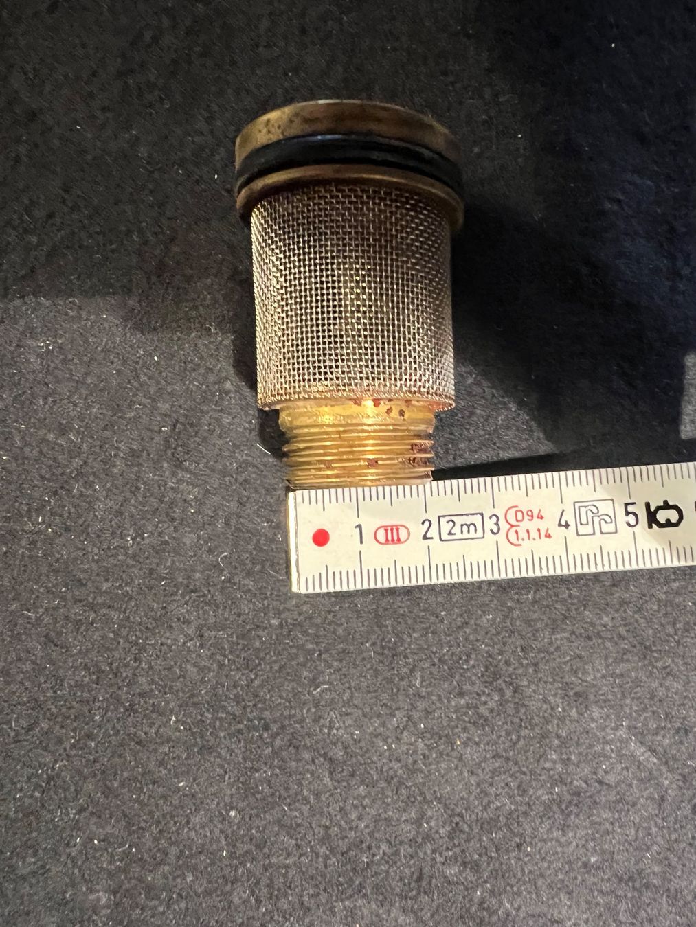 Sanitär: Messing Sieb Filtereinsatz mit Dichtung 3/4" Kwc – Gebraucht aus Niederrohrdorf von ledergerber 1