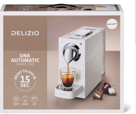 Delizio Kaffeemaschinen & Espressomaschinen: Delizio Una Automatic Weiss – Neu und originalverpackt aus Winterthur von Csmith 1
